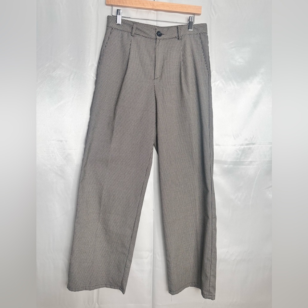 LCW Casual Men’s Pants Size 40‎ Houndstooth Check Pattern Classic Fit
